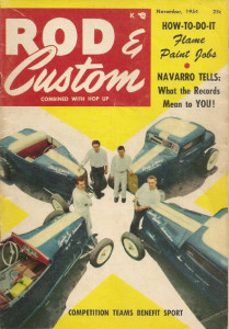 ROD & CUSTOM 1954 NOV - HOW TO PAINT FLAMES, DUAL PIPES FOR A CHEVY 6-BANGER